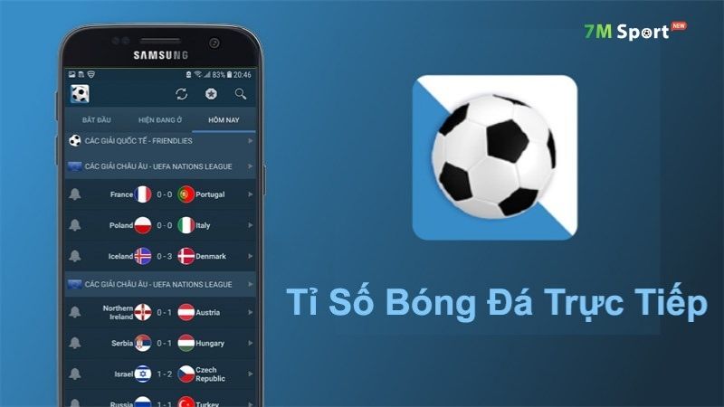 LiveScore tại 7M là chuyên trang cập nhật tỷ số bóng đá trực tuyến hàng đầu