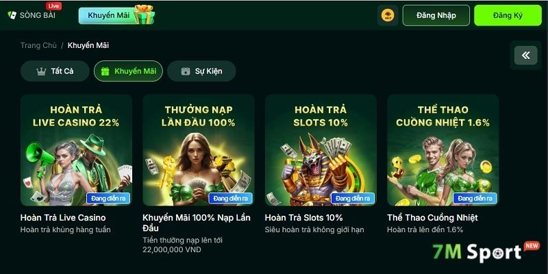 Nhiều ưu đãi hấp dẫn đang chờ người chơi